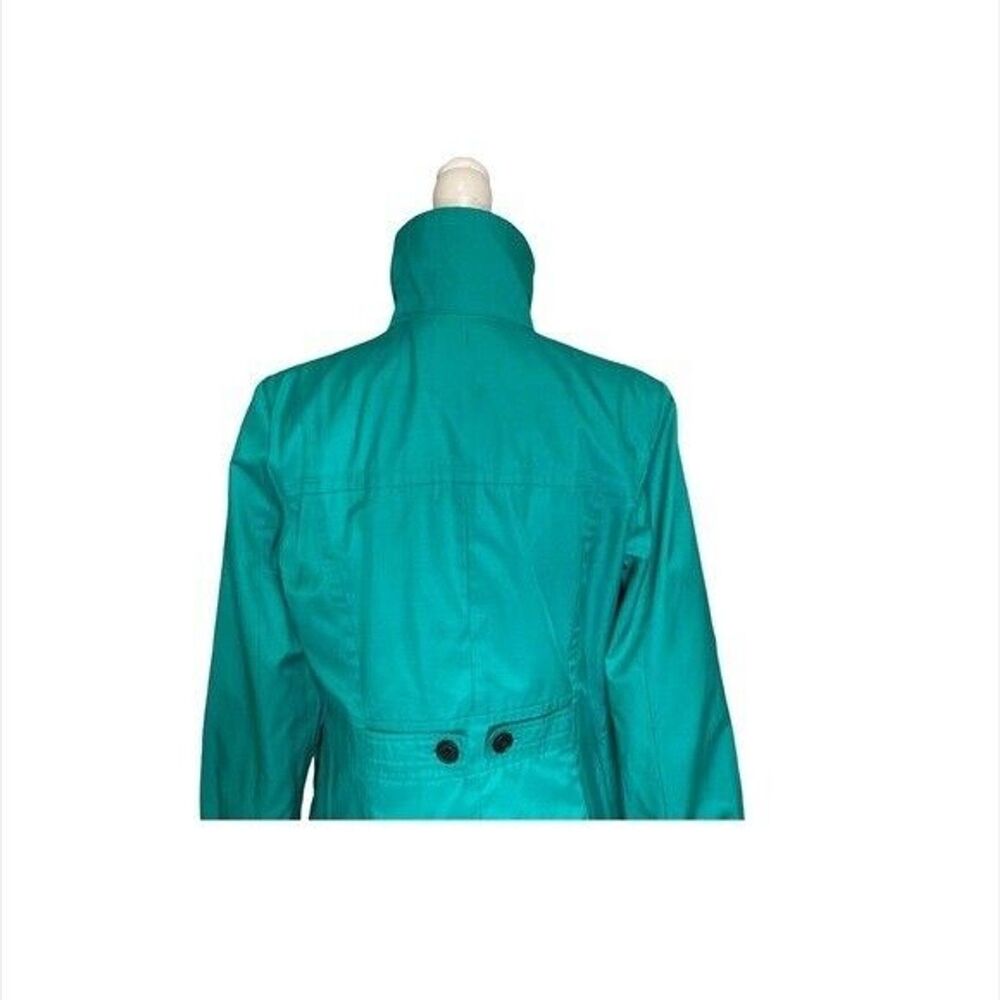 Marc New York Womens Trench Jacket Coat Green Size M - Picture 13 of 16
